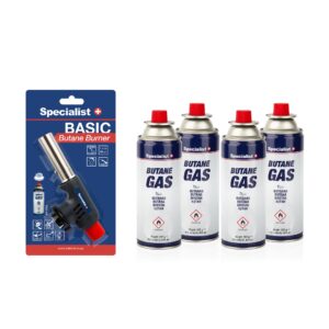 Gass- og brennersett SPECIALIST+ (4+1) 350kr