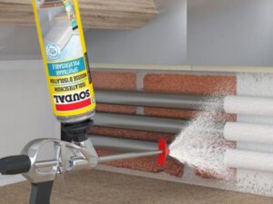 SOUDAL Polyuretan Sprayskum Isolasjon 700 ml 250KR STK